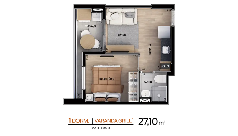 Smart Mix Santana - Planta 27,10