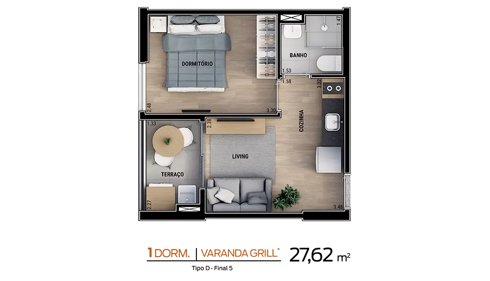 Smart Mix Santana - Planta 27,62