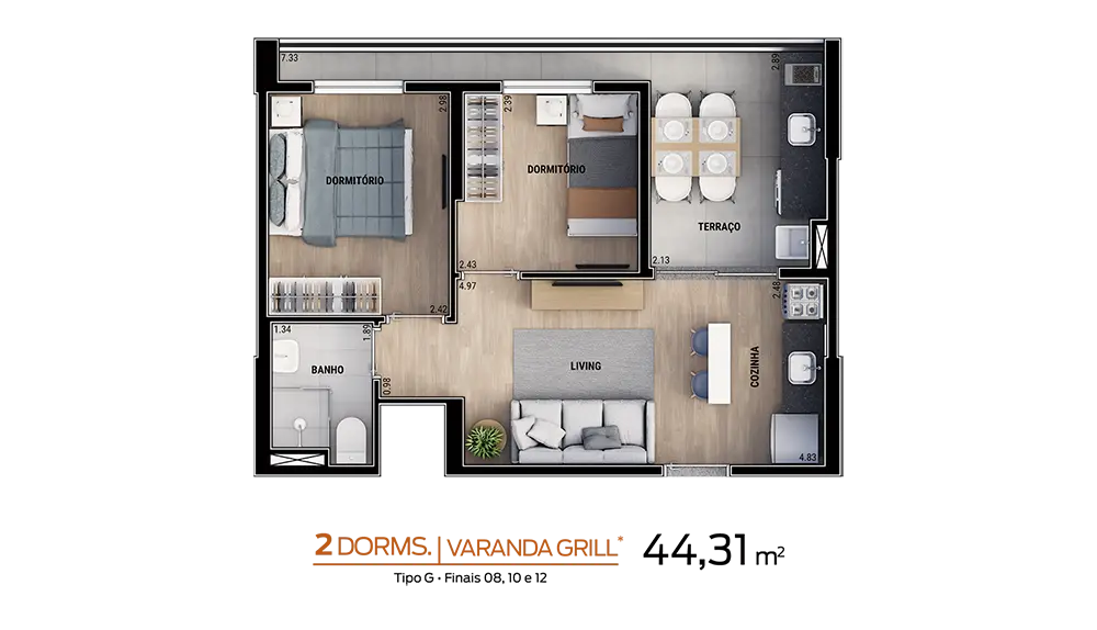 Smart Mix Santana - Planta 44,31