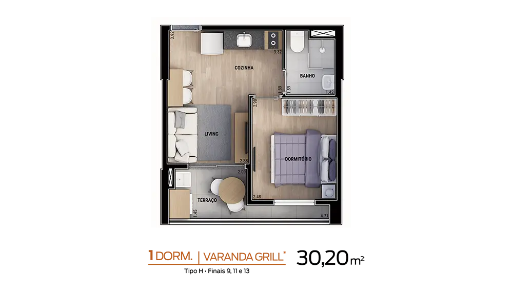 Smart Mix Santana - Planta 30,20